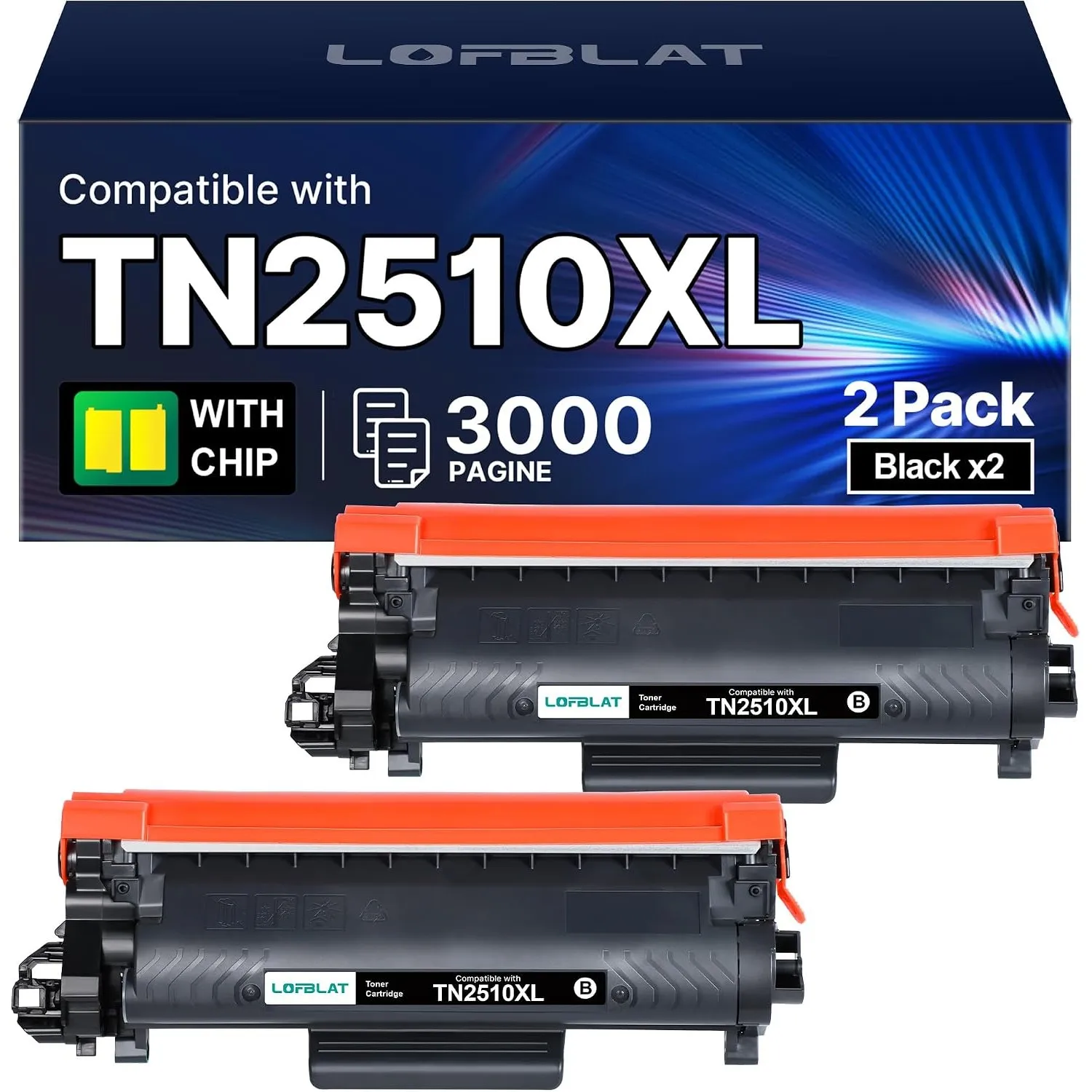 TN2510 TN2510XL HL-L2400DWE Toner Ersatz für Brother TN2510XL TN-2510XL