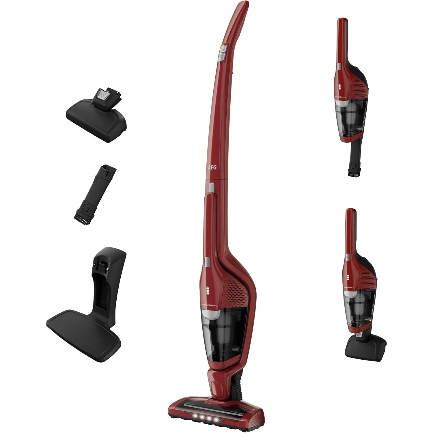 AEG Ergorapido Plus 2in1 Akku Staubsauger CX7-3-45CR Rot