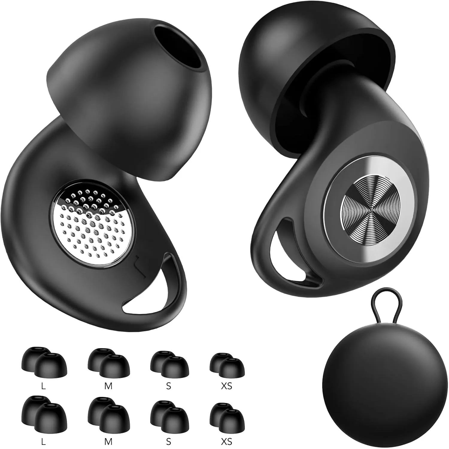 Ohrstöpsel zum Schlafen, 45dB Wiederverwendbare Ohrstöpsel für Konzentration, Schnarchen, Reisen, Konzerte, Silikon Geh…