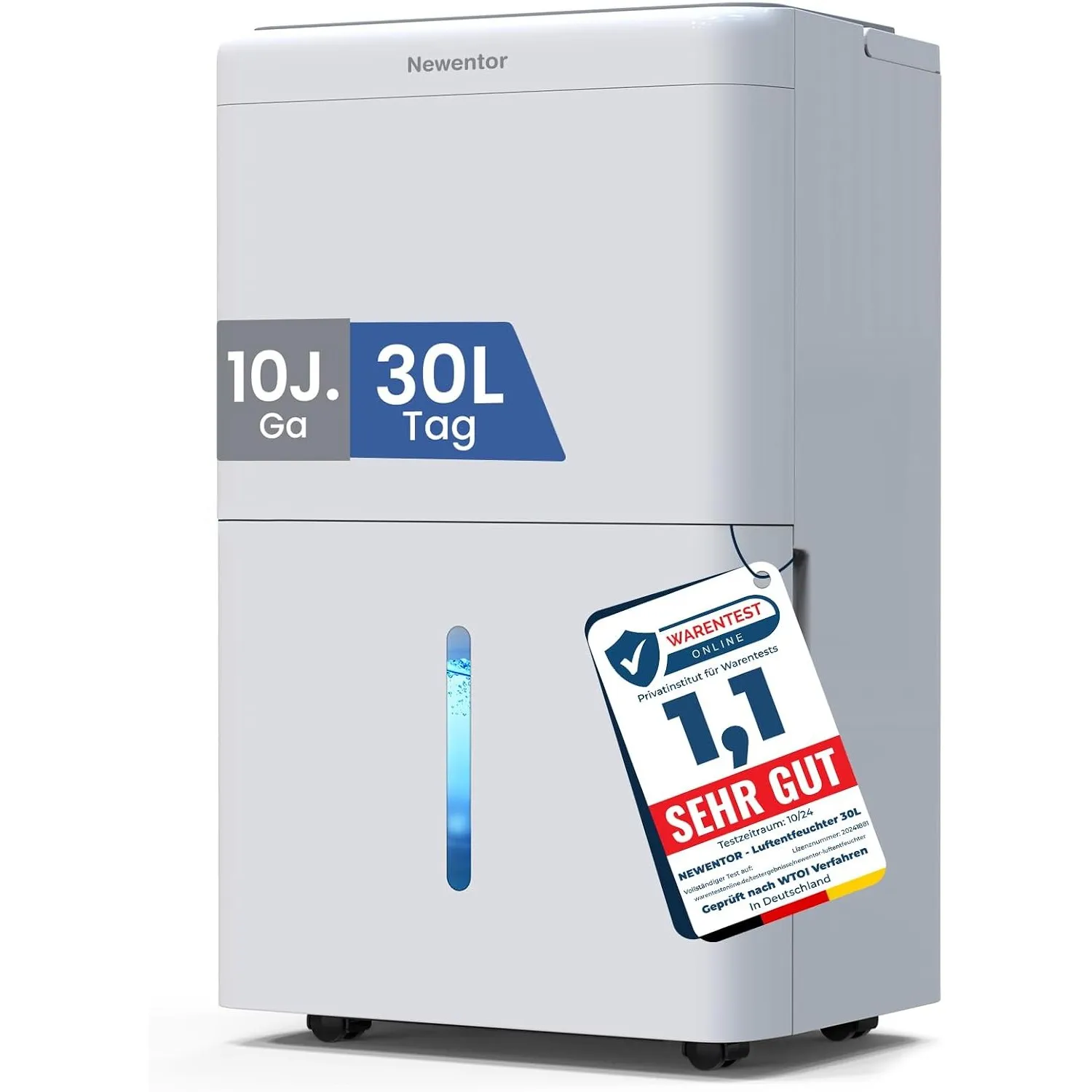 Newentor Luftentfeuchter elektrisch 30L, Entfeuchter elektrisch keller, Raumentfeuchter elektrisch, Dehumidifiers for h…