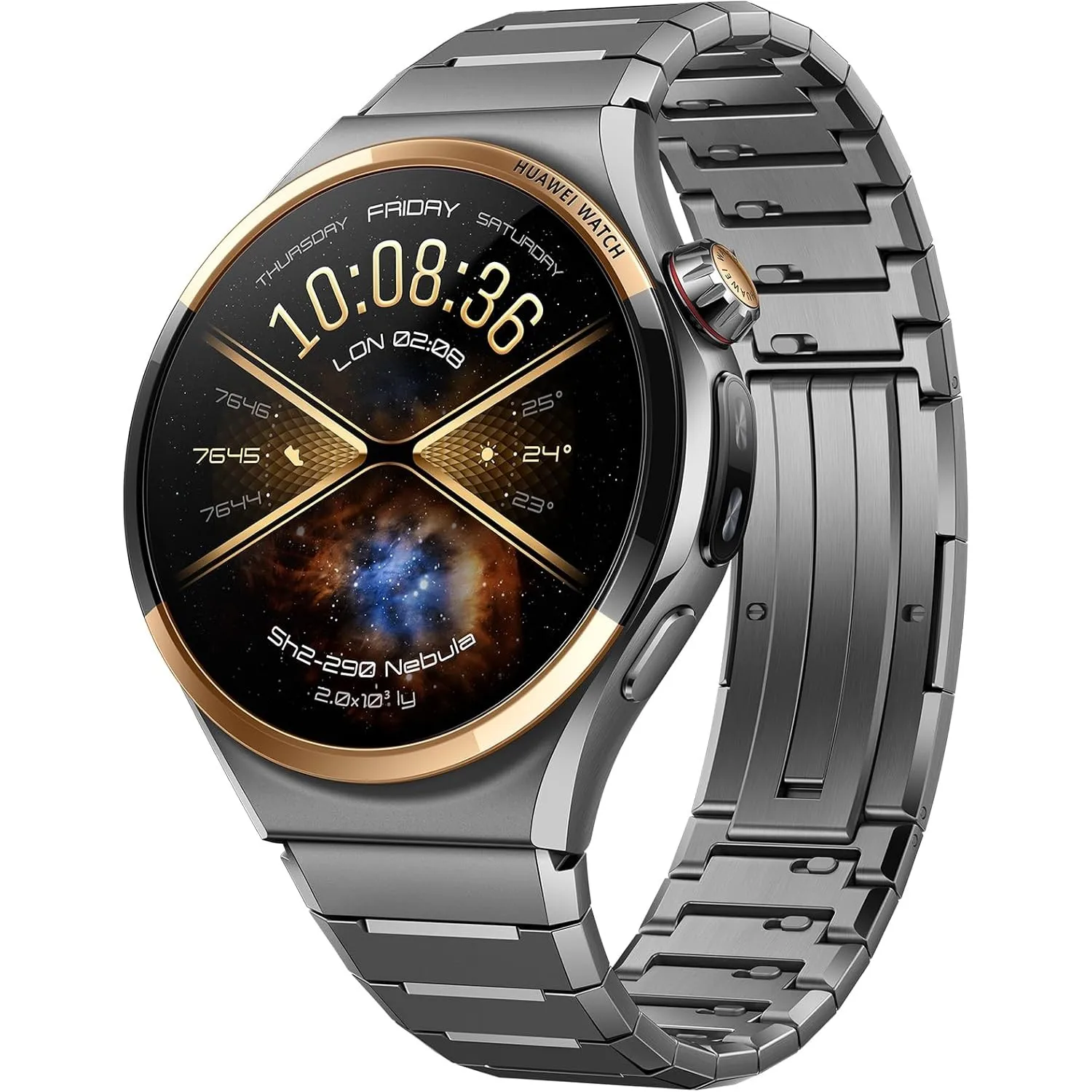 HUAWEI Watch 6 Pro Smartwatch, EKG, eSIM, NFC, GPS, Space Edition, 46 mm