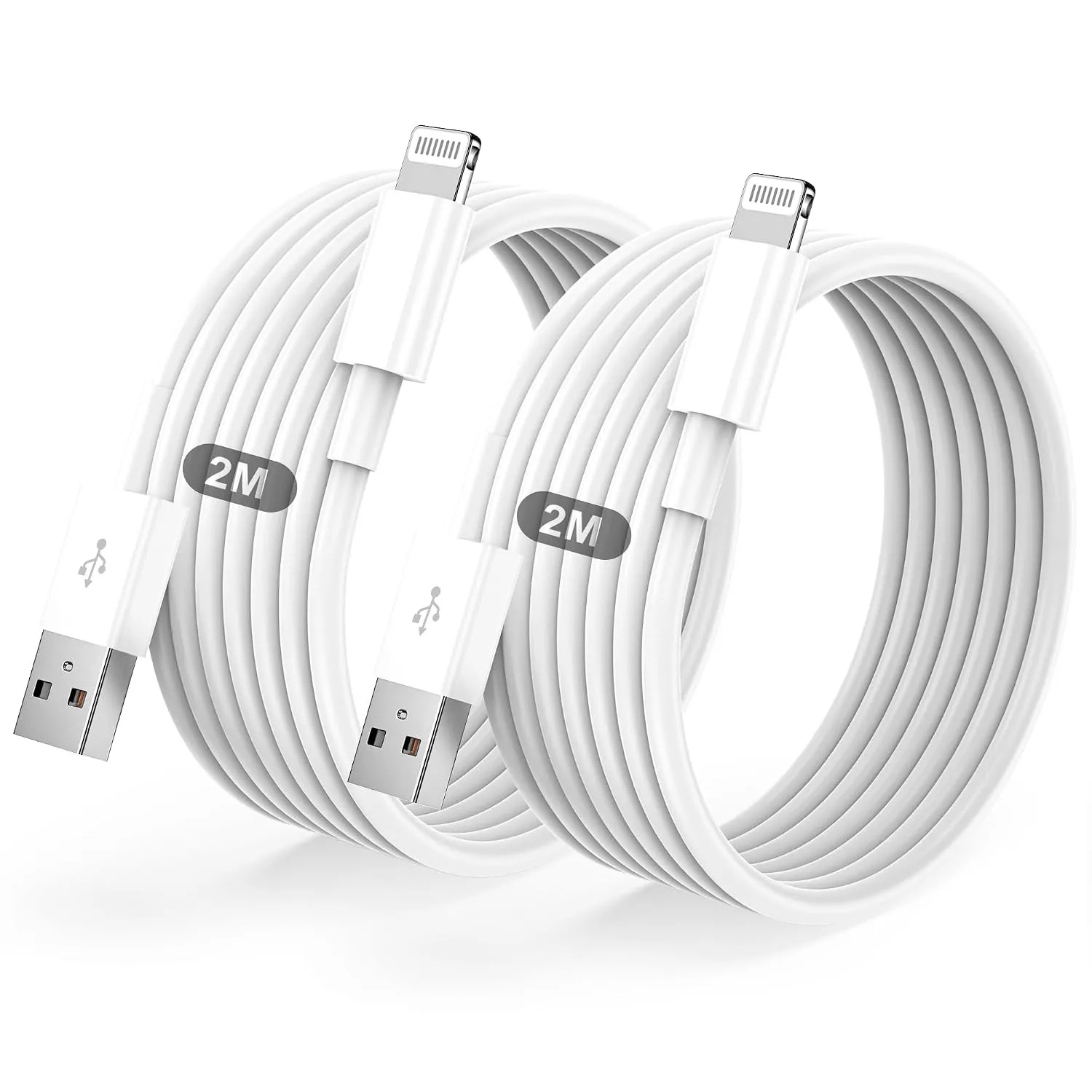 IPhone Ladekabel 2Pack 2M+2M USB auf Lightning Kabel MFi Zertifiziert für Apple Schnellladekabel,für IPhone 14/13/12/11…