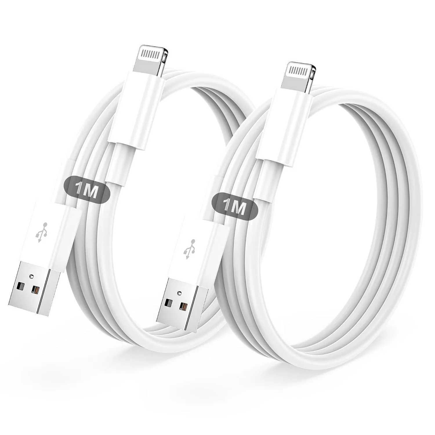IPhone Ladekabel 2Pack 1M+1M USB auf Lightning Kabel MFi Zertifiziert für Apple Schnellladekabel,für IPhone 14/13/12/11…