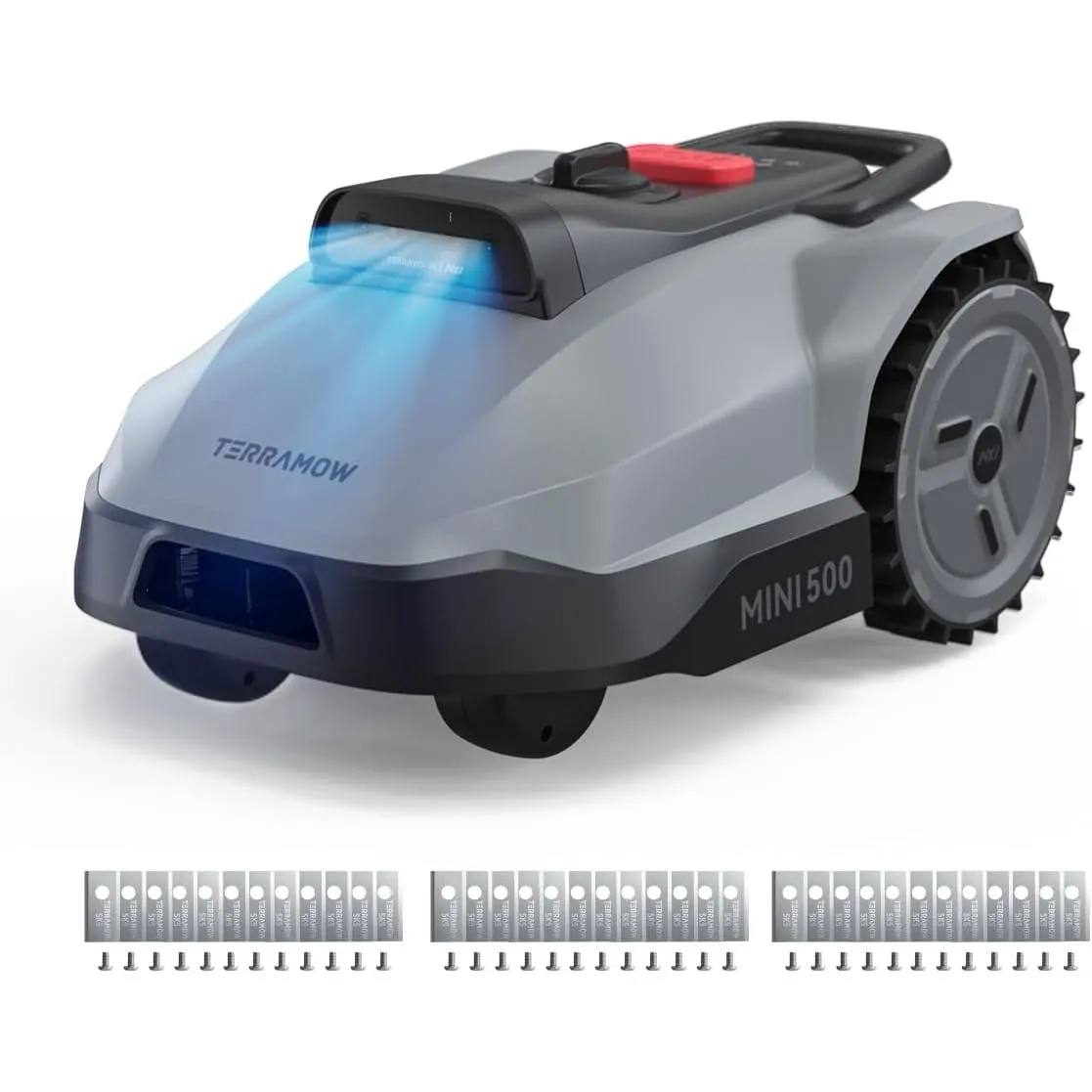 Mini 500 Mähroboter ohne Begrenzungskabel mit 36 Klingen, bis zu 500㎡