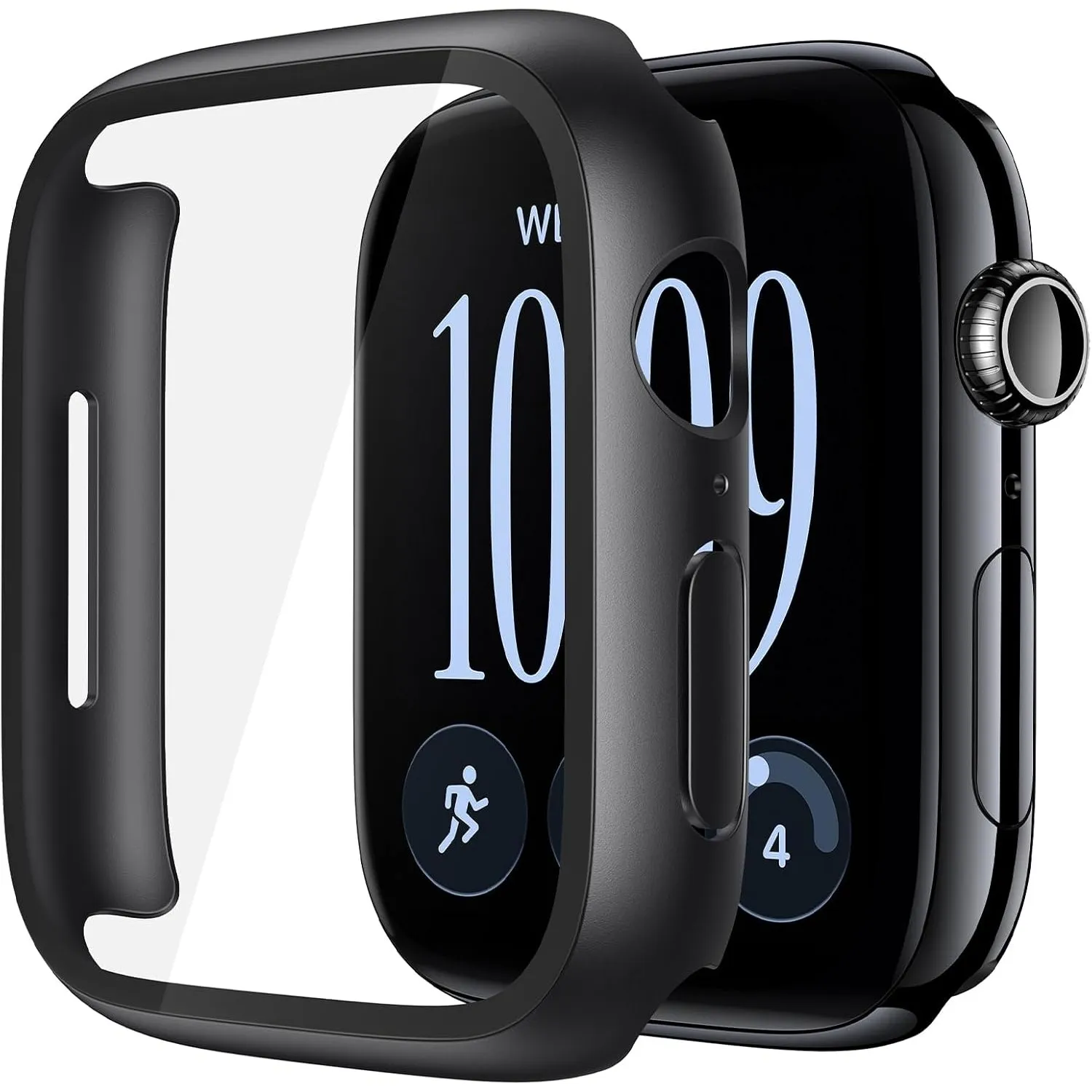 Misxi Schutzhülle mit Displayschutz für 46mm Apple Watch Series 12