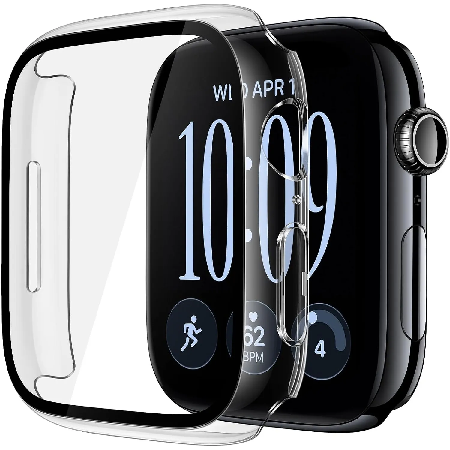 Misxi Schutzhülle mit Displayschutz für 46mm Apple Watch Series 12