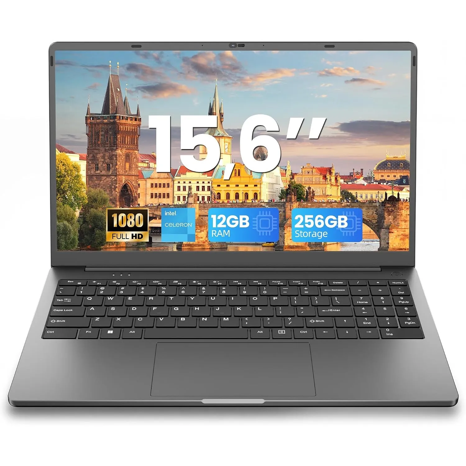 jumper 15,6 Zoll Laptop 12GB RAM 256GB SSD für Unternehmen und Studenten