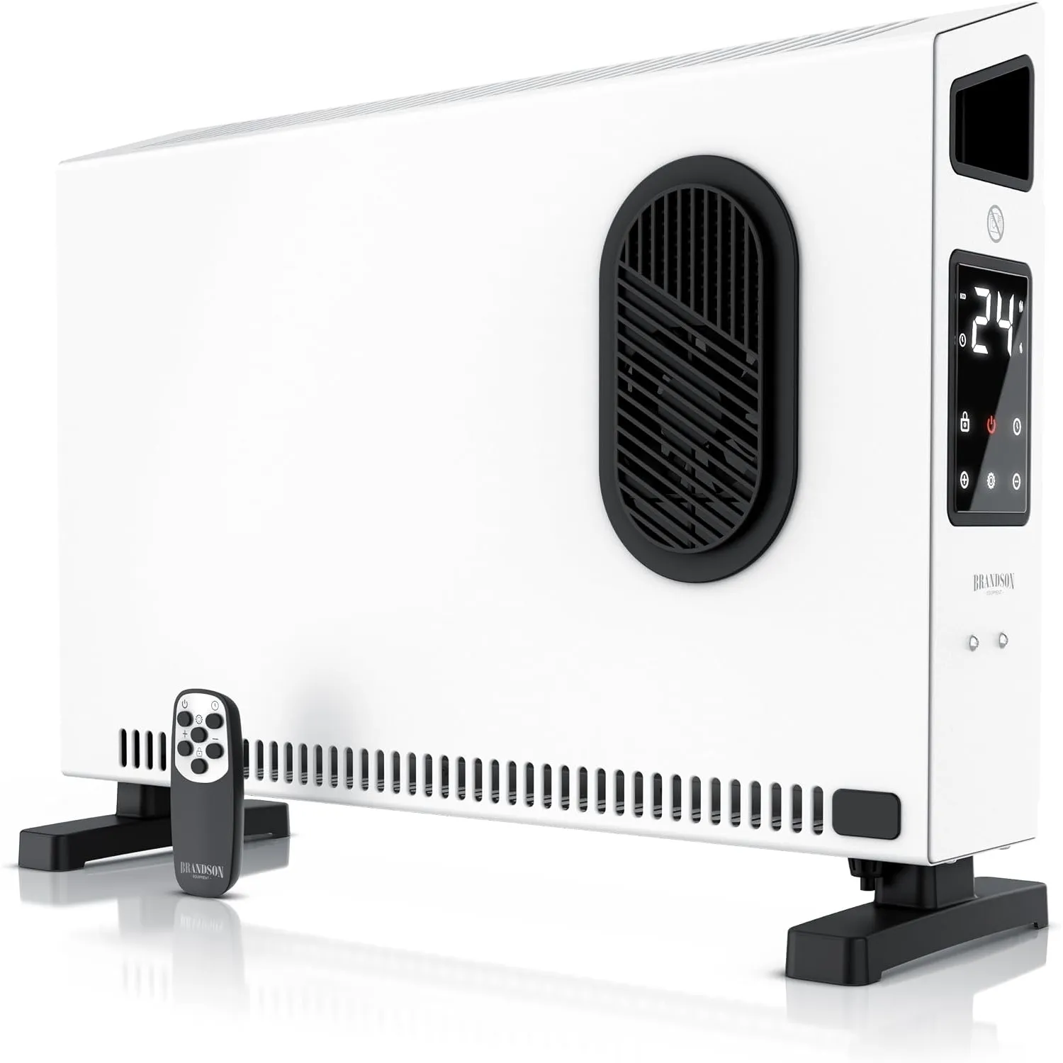Brandson - Elektroheizung ECO Design - Heizpanel Konvektor 2000 Watt mit ECO Modus - elektronische Steuerung - 2 Heizst…
