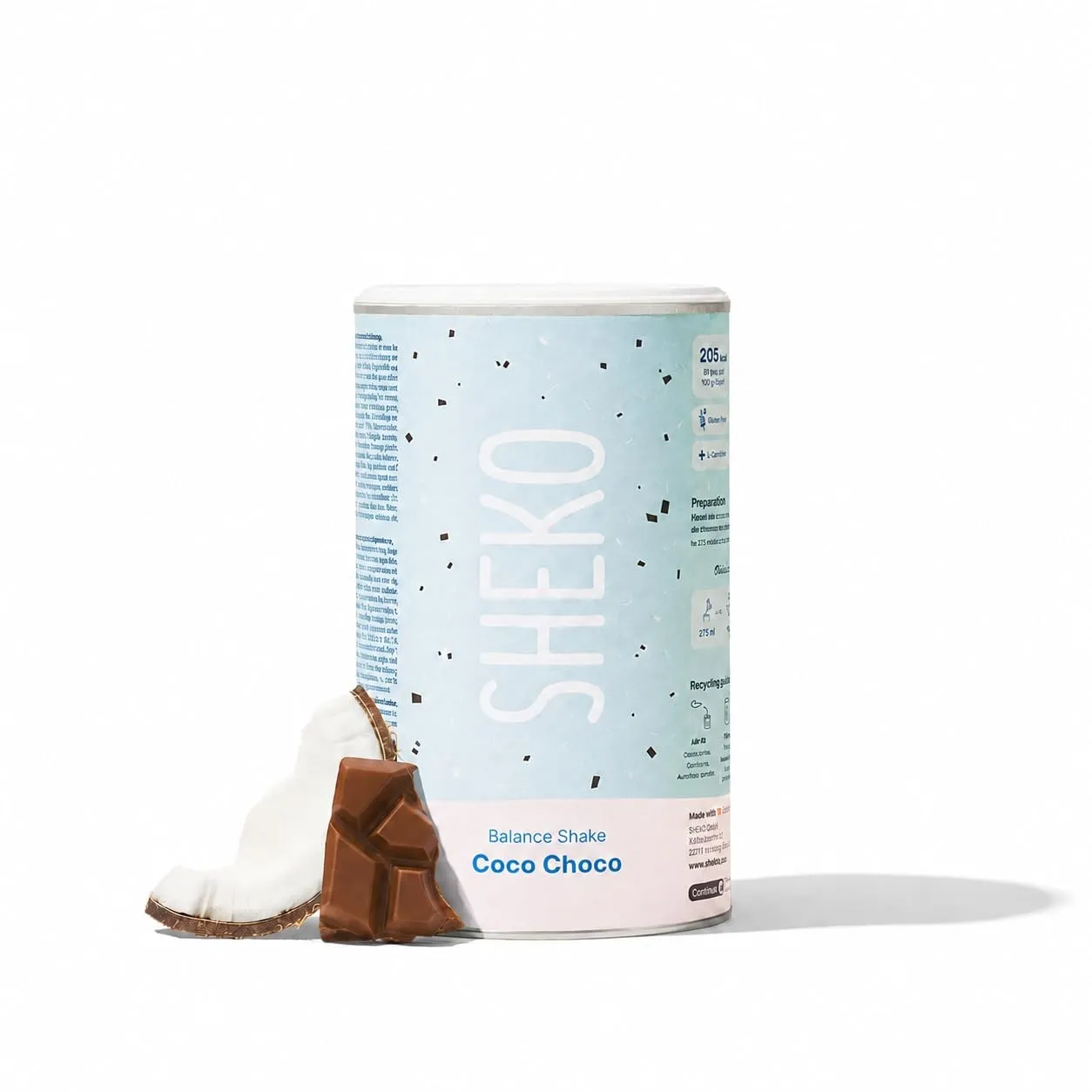 SHEKO Balance Shake Coco Choco – Mahlzeitersatz & Abnehmshake – 378 g
