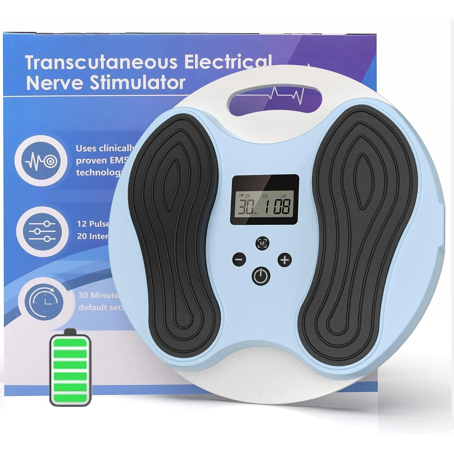 Medic Durchblutungs-Stimulator für Beine, EMS Fußmassagegerät bei Neuropathie – fördert die Durchblutung und lindert Un…