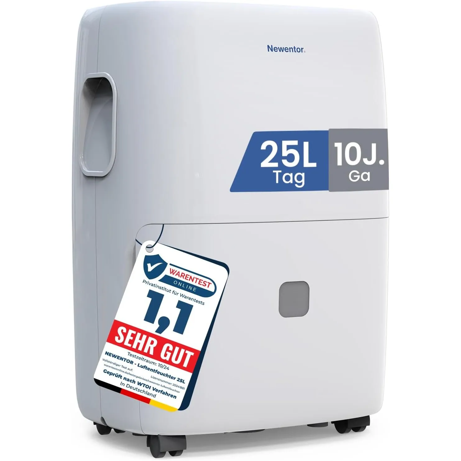 Newentor Luftentfeuchter elektrisch 25L plus, Entfeuchter elektrisch keller, Raumentfeuchter elektrisch, Dehumidifiers …