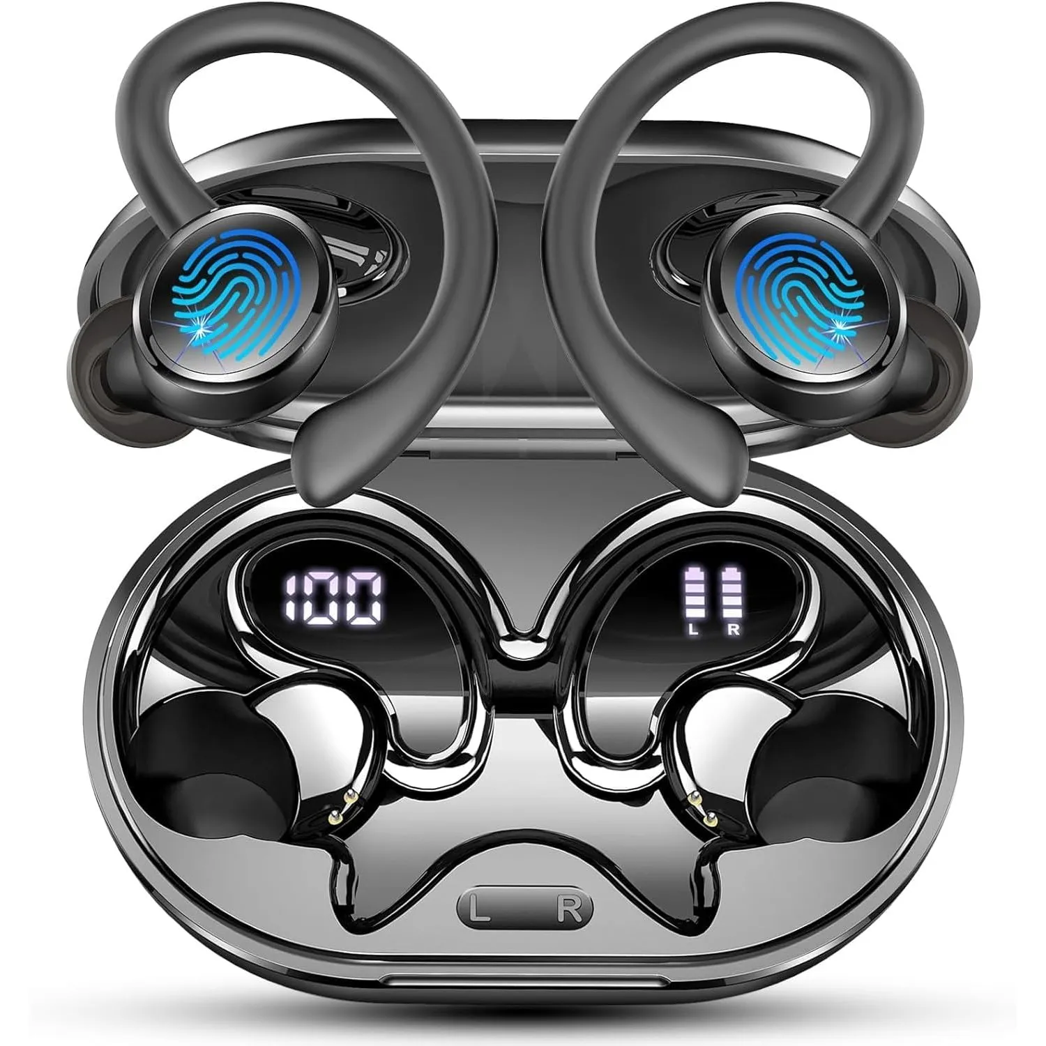 2026 Kopfhörer Kabellos Bluetooth 5.4, Bluetooth Kopfhörer, 28 EQ, 6 ENC Noise Cancelling Mics, 56 Std Spielzeit, HiFi …